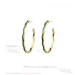 Perfect Replica Celine Wave Circle Earrings